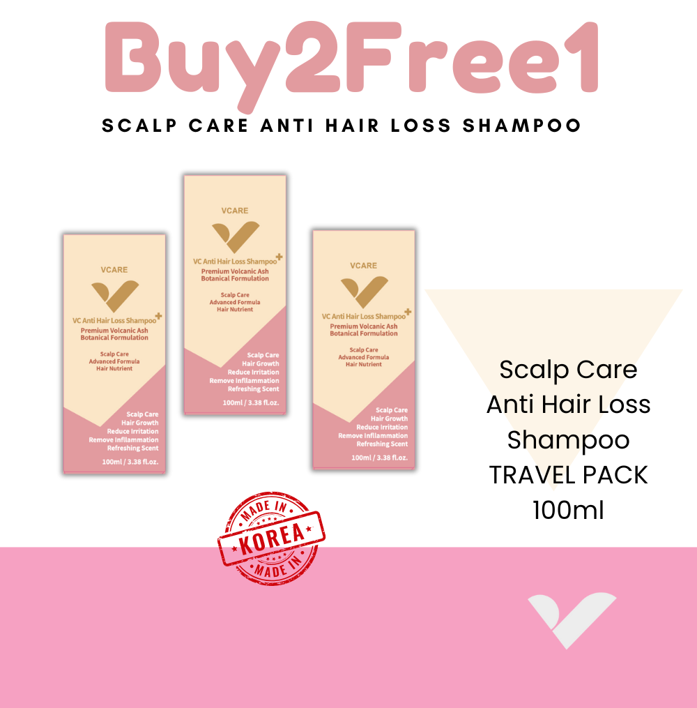 VCARE SCALP CARE ANTI HAIRLOSS SHAMPOO 100 ML TRAVEL PACK