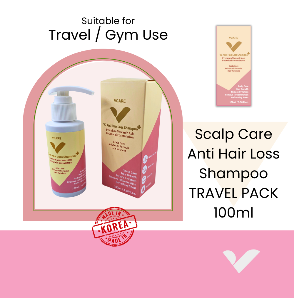 VCARE SCALP CARE ANTI HAIRLOSS SHAMPOO 100 ML TRAVEL PACK